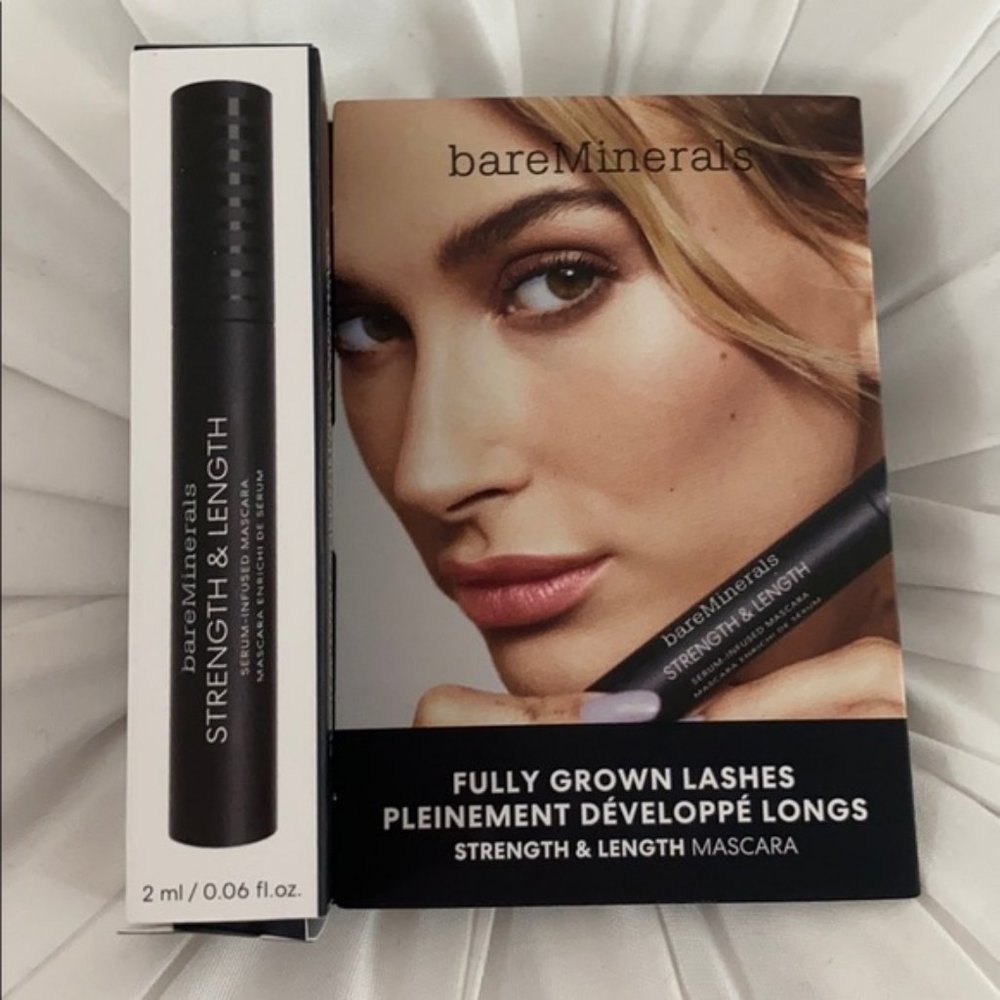BareMinerals Strength & Length Mascara Serum Infused Extreme Black Bare Minerals